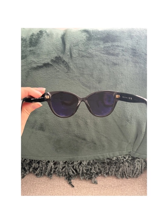 CHANEL Black Cat-Eye Sunglasses with Heart Temple Detail style 5477-A main image 10